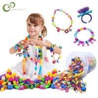 DIY Handmade Beaded Toy with Accessory Set Children Girl Weaving Bracelet Jewelry Making Toys Educational Children Gift ZXH