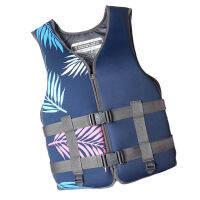 เสื้อชูชีพ Neoprene Man Outdoor Buoyancy Vest ผู้ใหญ่ Anti-Collision Safety Clothes พายเรือว่ายน้ำ Drifting Water Type2