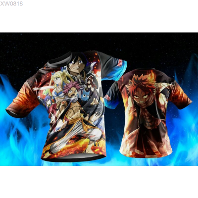 NEW (สต็อกเพียงพอ) shirt 2023 [new] baju new anime fairy tail coolคุณภาพสูง size:S-5XL