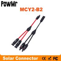 A Pair of 20A Waterproof Solar Panel Solar Connector IP67 4mm Solar Panel Adaptor Cable With Female And Male Connectors