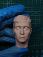 16 Scale Cillian Murphy หัว Sculpt สำหรับ12นิ้ว Action Figure ตุ๊กตา Unpainted Head Sculpt No.008