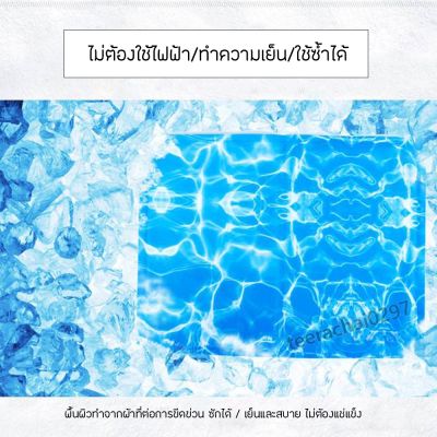 Pet Cool mat ที่นอนเจลเย็นใหญ่ สำหรับสัตว์เลี้ยง แผ่นเจลเย็น ที่นอนเย็น แผ่นทำความเย็น ที่นอนสัตว์เลี้ยง เบาะนอนเย็น