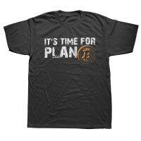 Its Time for Plan B Bitcoin BTC Crypto Currency T Shirts Cryptocurrency Blockchain Christmas T-Shirts Mens Clothing