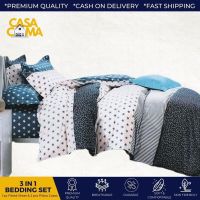 [A Boutique]VGN-casa Casa A พิมพ์3in 1ชุดเครื่องนอน (1ผ้าปูเตียงแบบพอดี2ปลอกหมอน) DF23ราชาราชินีคู่เดียว