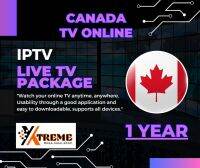 IPTV CANADA TV Online Package 1 Year. รับชมทีวี แคนาดา ได้ง่ายๆผ่านแอพพลิเคชั่นที่สามารถดาวน์โหลดได้ทุกระบบอุปกรณ์