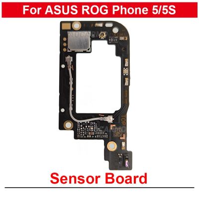 บอร์ดและไมโครโฟนขนาดเล็กและการซ่อมเซ็นเซอร์วัดแสงระยะใกล้สำหรับโทรศัพท์ ASUS ROG 5S เปลี่ยน Rog5 5 ZS673KS