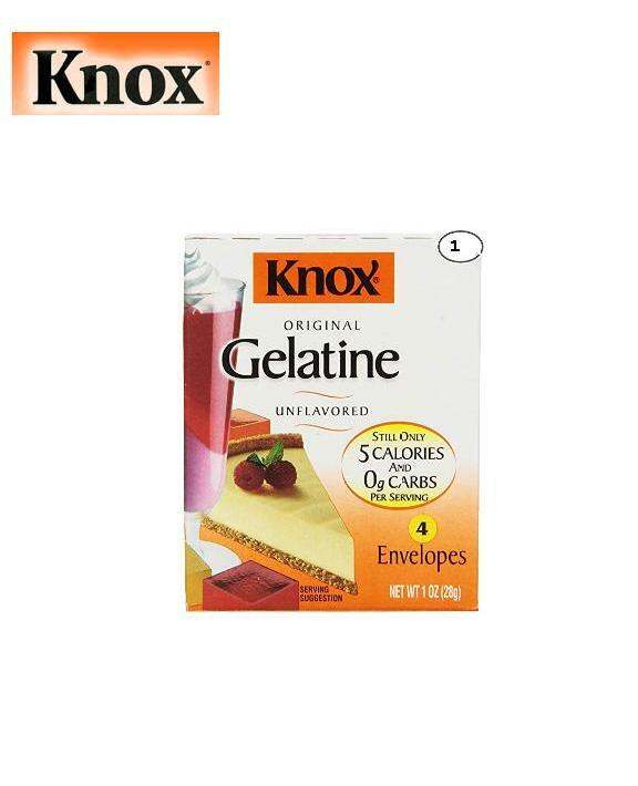 Knox Original Unflavored Gelatin Dessert Mix 1 oz Lazada PH