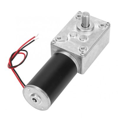 【YF】™  A58SW31ZY 12V 24V Worm Geared Motor 7-470rpm Torque D Shaft 8mm Rotating Table Door Self-lock 70kg.cm 6.5A