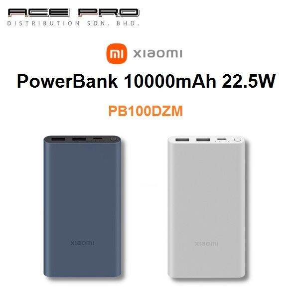 Xiaomi Mi PowerBank 10000mAh 22.5W - PB100DZM Type-C Fast Charge 22.5W ...