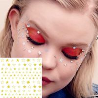 1PCS 3D Nail Sticker Self-Adhesive Stars Manicure Body Face Stickers Makeup Accessories Nails Art Decoration Stickers