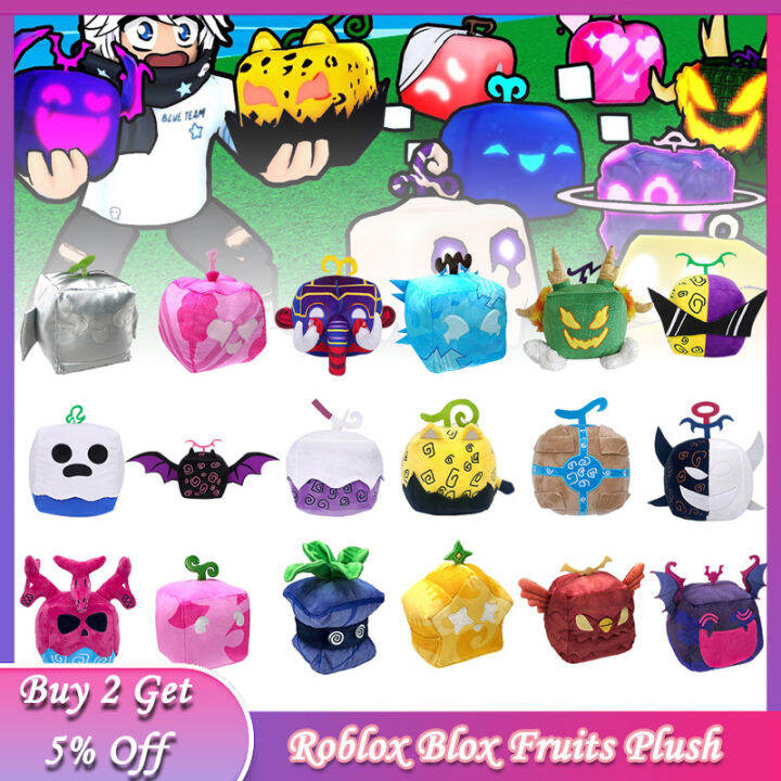 Ready Stock】Roblox Blox Fruits Plush Hot Game Plush Toy Doll Gift