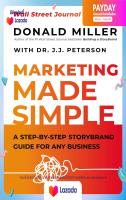 (New) หนังสือธุรกิจภาษาอังกฤษ Marketing Made Simple, The: A Step-By-Step Storybrand Guide For Any Business