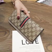 [COD] Wallet womens long section 2023 new ultra-thin simple and versatile card bag net red niche design