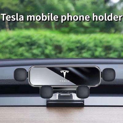 Tesla Model3/Y กรอบยึดโทรศัพท์มือถือ ติดช่องแอร์รถยนต์ ดัดแปลง