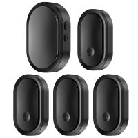 CACAZI Smart Wireless Doorbell Waterproof Touch Button 4 Button 1 Receiver 300M Range Home Security Door Call Bell 36 Ring