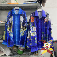 Blue Casablanca เสื้อผู้ชายผู้หญิงฮาวาย Beach เสื้อ Top Tees