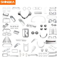 SHINEKA ABS Chrome Silver Car Interior Exterior Accessories For Suzuki Jimny 2007 Up Automobile Decoration Cover Trim Stickers