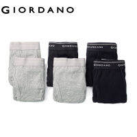 Giordano ผู้ชาย กางเกงในเอวยางยืดลายโลโก้แบรนด์ซิกแพ็ค 01177015