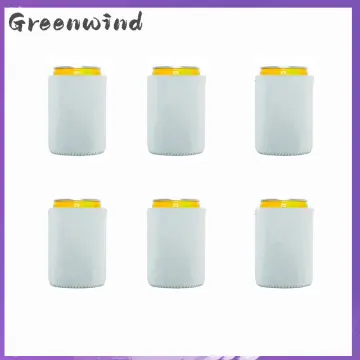 6Pcs Beer Can Cooler/ Sleeves Soft Insulated Reusable Holder Water Soda  Bot*u*