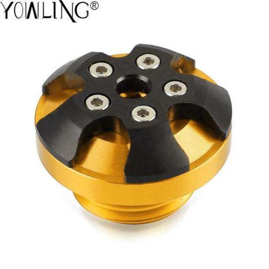 Vít nắp đậy phụ xe máy cnc nắp dầu động cơ xe máy m19x2.5 cho kawasaki - ảnh sản phẩm 3
