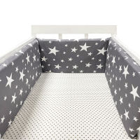 Baby Nursery Nordic Stars Design Baby Bed Thicken Bumper Crib Around Cushion Cot Protector Pillows Newborns Room Decor