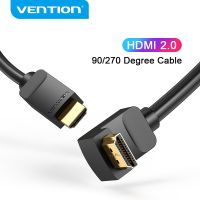 Vention HDMI Cable 4K 60Hz HDMI 2.0 90/270 Degree Angle Cable for TV Box PS4/3 Splitter Switch Video Audio HDMI-compatible Cable