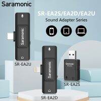 Saramonic SR-EA2D/U/S Audio Adapter with Lightning Type-C Connector for Smartphone PC iPhone Computers 3.5mm TRS/TRRS Microfone