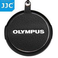 JJC Olympus ฝาครอบเลนส์ Anti-Lost เชือกหนังสติกเกอร์37 40.5 46มม. Calibre 14-42บิสกิตเลนส์