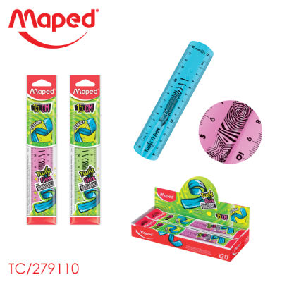 Maped (มาเพ็ด) ไม้บรรทัด 15 ซม. Twist Maped รหัส TC/279110