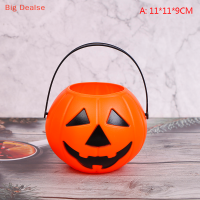 ?Big Dealse Halloween christams PARTY props พลาสติกฟักทองถังลูกอมกล่องตกแต่งฮาโลวีน