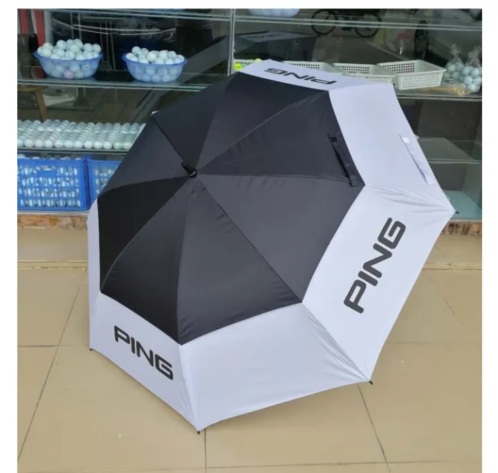 New Ping Golf Umbrella Straight Handle Umbrella Golf DoubleLayer