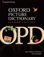 Oxford Picture Dictionary English BY DKTODAY