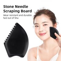 【YF】℗  Face Gua Sha Bian Shi Stone Massager Comb Massage Scraper