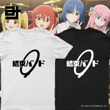 Anime BOCCHI THE ROCK! hitori bocchi T-shirt Summer women men Short Sleeve  Tees 