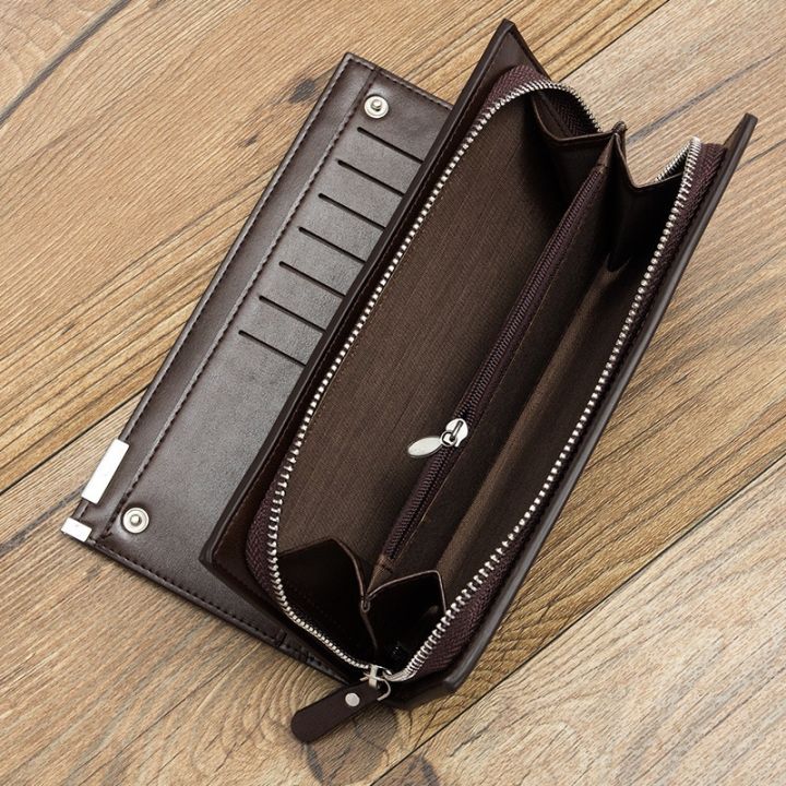 layor-wallet-beallerry-2022กระเป๋าสตางค์แบรนด์หรูสำหรับผู้ชาย-กระเป๋าใส่บัตรแบบยาวกระเป๋าคลัชกระเป๋าสตางค์ผู้ชายหนังมีกระเป๋าใส่เหรียญกระเป๋าโทรศัพท์