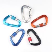 [HOT JJOZZZCXQDOU 575] 12KN ปีนเขา Carabiner D รูปร่างมืออาชีพปีนเขาหัวเข็มขัดล็อคการรักษาความปลอดภัยล็อคความปลอดภัยอุปกรณ์ปีนเขากลางแจ้ง