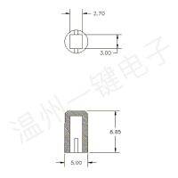 New Product A15 Seven Colors With 7*7/8*8/8.5 Self-Locking Button Switch Cap 3*3 Inner Diameter 5*9