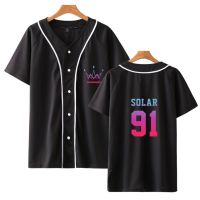 Female Idol Group MAMAMOO baseball t shirts korean short sleeve t shirt women men summer t-shirt
