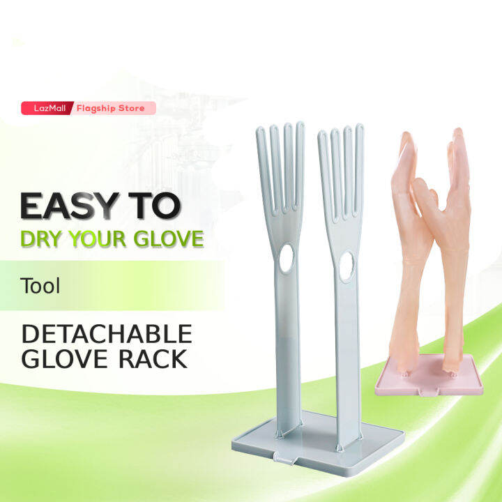 Detachable Kitchen Gloves Drying Rack Glove Rack Glove Stand Lazada