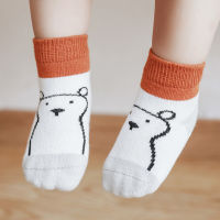 【cw】2020 New 3Pairsset Socks for Newborns Cotton Baby Girl Socks Anti Slip Cartoon Casual Socks for Boys Infant Baby Girls Things