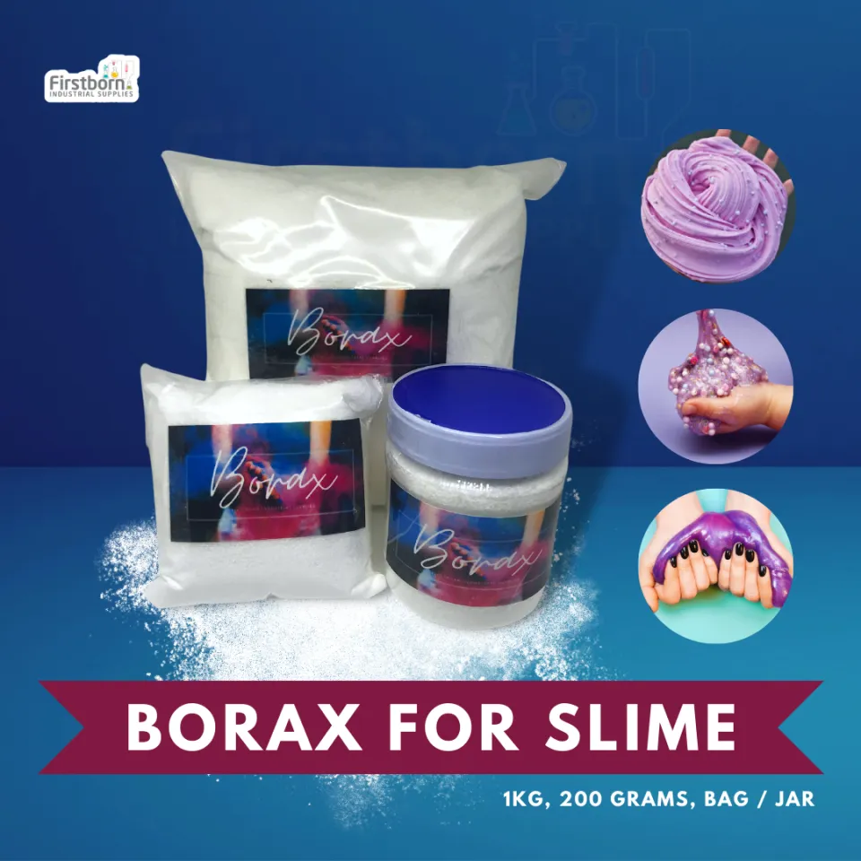 FIRSTBORN Borax for Slime, 200g Jar, Slime Activator