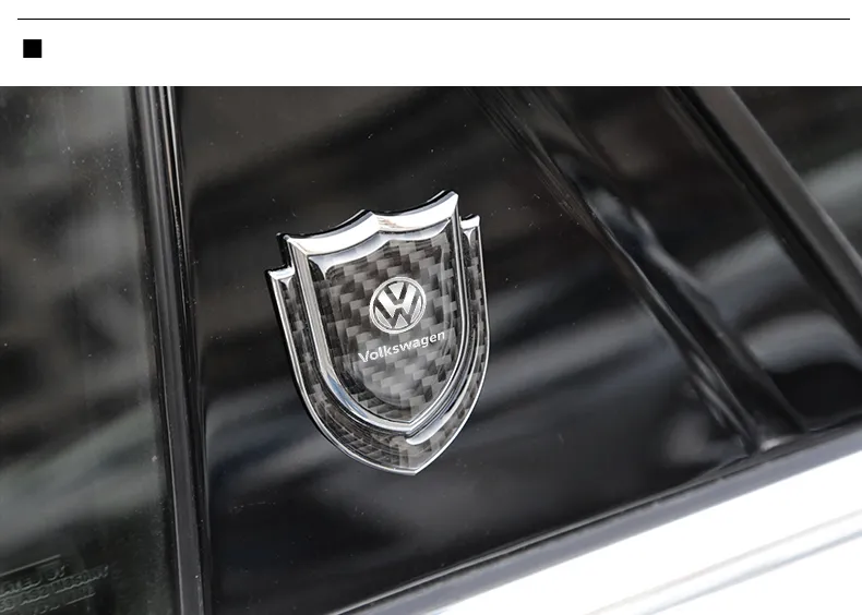 Ready Stock VW 3D Logo Emblem Badge Metal Chrome Sticker Carbon Fiber Car  Body Door Rim Vip Stickers Motor Decals Trunk Tag Decoration Auto  Accessories Fit For Volkswagen Polo Golf Pointer Santan