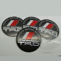 4pcs 56.5mm TRD Car Wheel Center Hub Cap Emblem Badge Sticker for Toyota Corolla Rav4 Camry Yaris Car Accessories