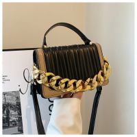 【YF】 Fashion Small Flap Shoulder Bags for Women Chains Crossbody Bag Female PU Leather Purse Handbag Pouch