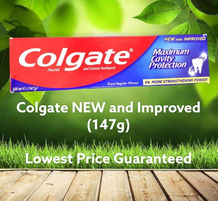 Colgate Maximum Cavity Protection 147g 1 tube Toothpaste on Sale
