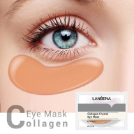 LANBENA Cặp mặt nạ mắt tinh chất collagen vàng 24K trị thâm quầng thâm mắt chống lão hoá làm săn chắc da - INTL thumbnail