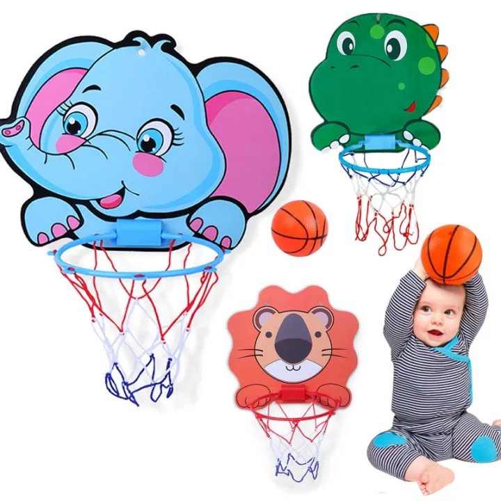 Montessori Mini Basketball Hoop Baby Toys 1 2 3 Years Indoor Sports