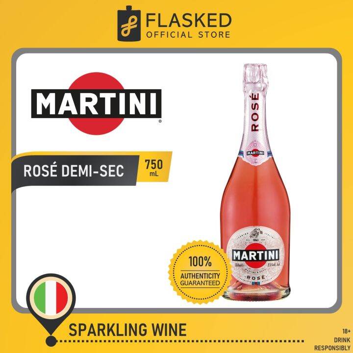 Martini Sparkling Rose Wine 750mL Lazada PH