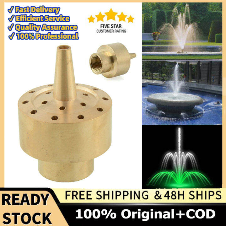 Fountain Nozzle Heads Multi Direction Brass Column Water Fountain
