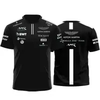(in stock) 2023 New Aston Martin Formula One Racing Enthusiasts Mens and Womens Team T-shirts Leisure Comfort Fast Drying (free nick name and logo)